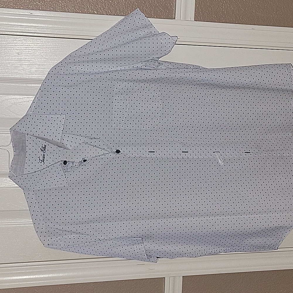 TASSO ELBA SZ XL 17 17 1/2 💯 COTTON LIKE NEW CONDITION.